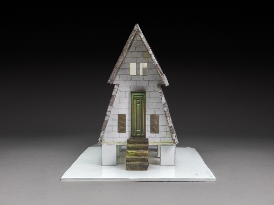 thumbnail of Detail of Sabri Oner Model of a Cottage. medium: Foam core, polychrome. date: 2018
