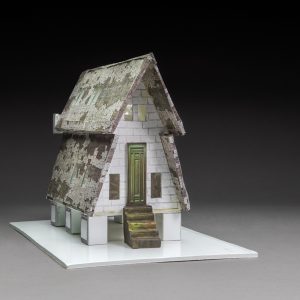 thumbnail of Sabri Oner Model of a Cottage. medium: Foam core, polychrome. date: 2018