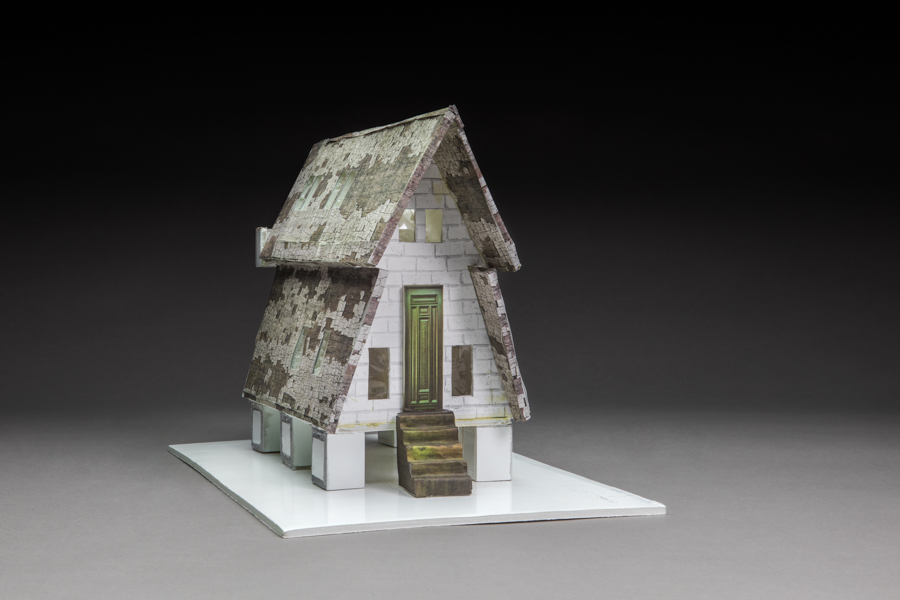 thumbnail of Sabri Oner Model of a Cottage. medium: Foam core, polychrome. date: 2018