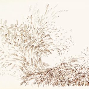 thumbnail of Wave I by american artists Norman Gorbaty. medium: pen and ink on paper. dimensions: 16 x 21 inches. date: 1991