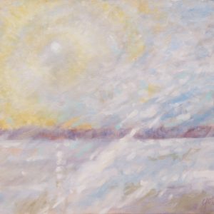 thumbnail of Winter by American artist Norman Gorbaty. medium: oil on canvas. dimensions: 12 x 16 inches. date: 2006