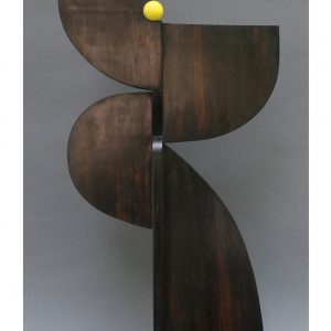 thumbnail of Modern Dancer by American artist Norman Gorbaty. Medium: ebonized pine wood. dimensions: 39 x 17.5 x 4 inches. date: 2007