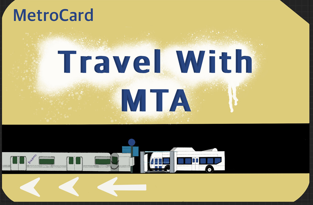 thumbnail of MTA Card (Side B) by Keira Leavitt. medium: digital illustration. date: 2021. dimensions: 4 x 6 Inches