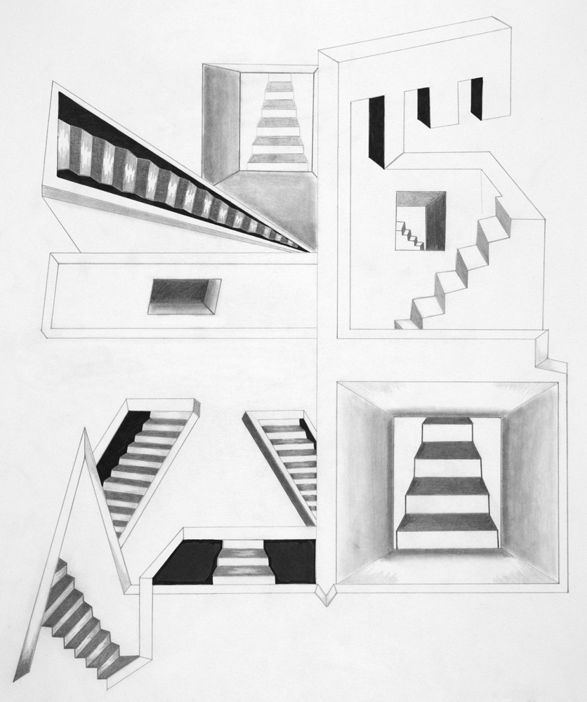 thumbnail of Unknown Places by Fabianna Fuentes Mosqueda. medium: Pencil & pen on bristol. date: 2021. dimensions: 16 x 12 inches