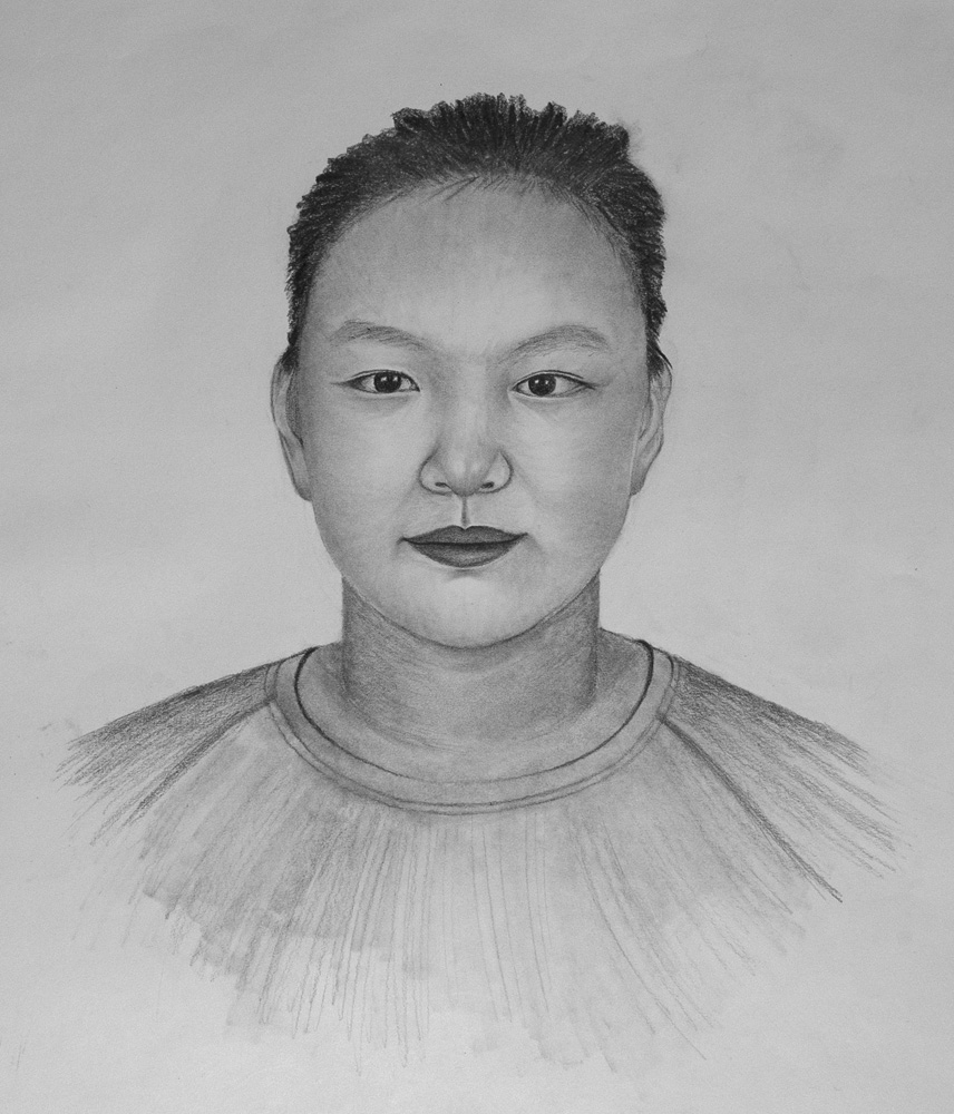 thumbnail of Portrait of My Daughter by Hong Luo. medium: pencil on paper. date: 2021. dimensions: 24 x 18 inches