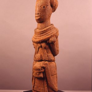 thumbnail of Female Figure from Dan, Liberia. medium: terracotta. date: unknown. height: 36 inches