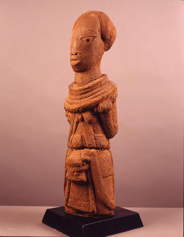 thumbnail of Female Figure from Dan, Liberia. medium: terracotta. date: unknown. height: 36 inches