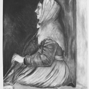 thumbnail of Study after Degas by artist Sharon Gal-Ed. medium: graphite on paper. date: 2010. dimensions: 18 x 24 inches