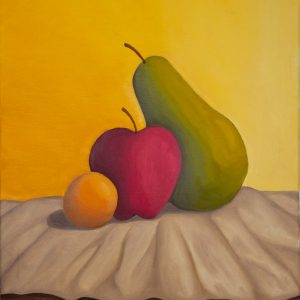 thumbnail of Produce Bliss by Giovanni Rivera. medium: oil on canvas. date: 2021. dimensions: 20 x 16 inches