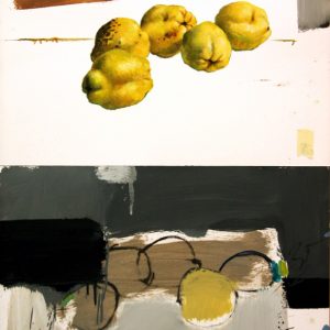 thumbnail of Untitled by Spanish artist Manuel Quintana Martelo. medium: oil on paper. date: 2009. dimensions: 27.6 x 19.7 inches