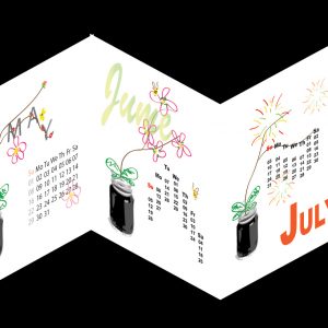 thumbnail of Calendar by artist Jason Chang. medium: Ink jet Print. date: 2010. dimensions: 6 x 24 inches