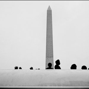 thumbnail of March on Washington- Washington D.C by Dan Budnik. medium: silver gelatin print. date: August, 1963. dimensions: 10.75 x 13.75 inches