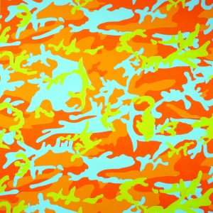 thumbnail of Camouflaje by Andy Warhol from New York, U.S. medium: 8 Screen print in color on Lenox Museum Board. date: 1987. dimensions: 38.25 x 38 inches.