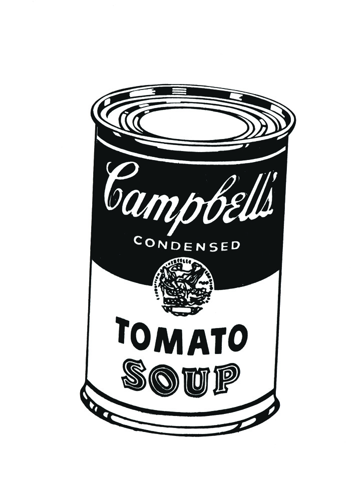 thumbnail of Campbell's Tomato Soup, C by Andy Warhol from New York, U.S. medium: Silkscreen ink on paper, unique piece. date: 1978-79. dimensions: 24 x 17.25 inches.