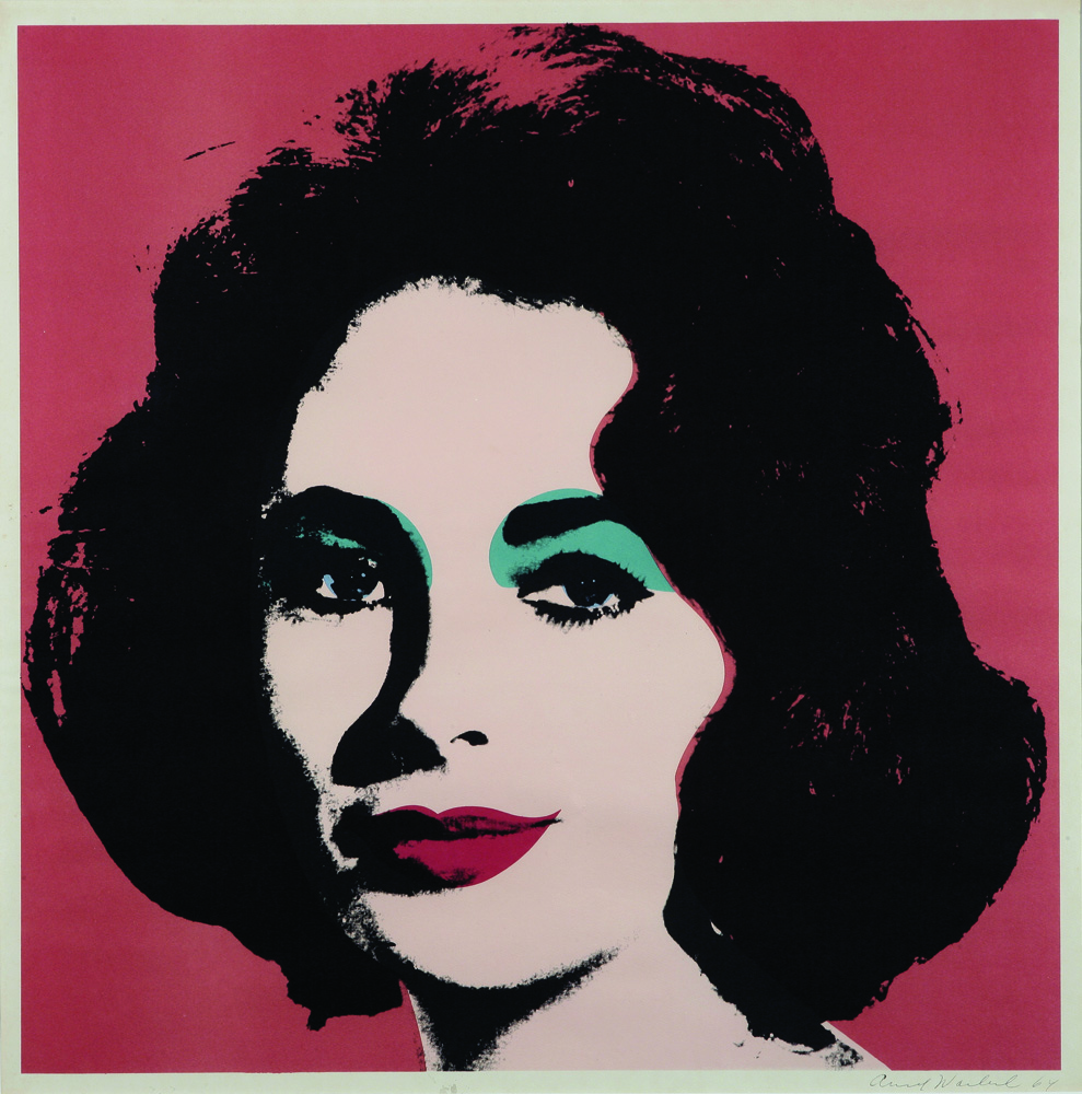 thumbnail of Liz by Andy Warhol from New York, U.S. medium: Offset lithograph on paper printed in colors. date: 1964. dimensions: 22 x 22 inches.