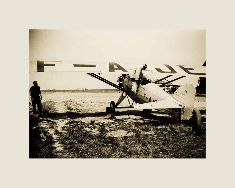 thumbnail of The Takeoff by artist Patricia Dreyfus. medium: c-print. date: 1942. dimensions: 12.96 x 18.84 inches
