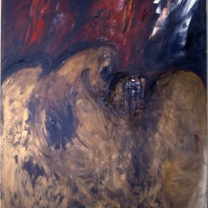 thumbnail of Plague of Gnats, from the Plague Series (detail) by artist Miriam Beerman. medium: oil on canvas. date: 1985. dimensions: 81 x 64 inches