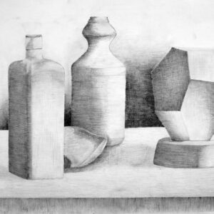 thumbnail of Value Study by artist Charisse Callender. Graphite on paper, 2022. 16x20 inches