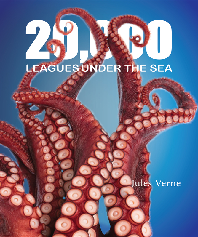 thumbnail of Book cover; 20,000 Leagues Under the Sea by artist Xingkang Song. Digital design, 2022. 8x6 inches