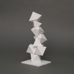 thumbnail of Untitled by artist Melissa Cardenas. Folded paper and adhesive, 2022. 11x4x4 inches